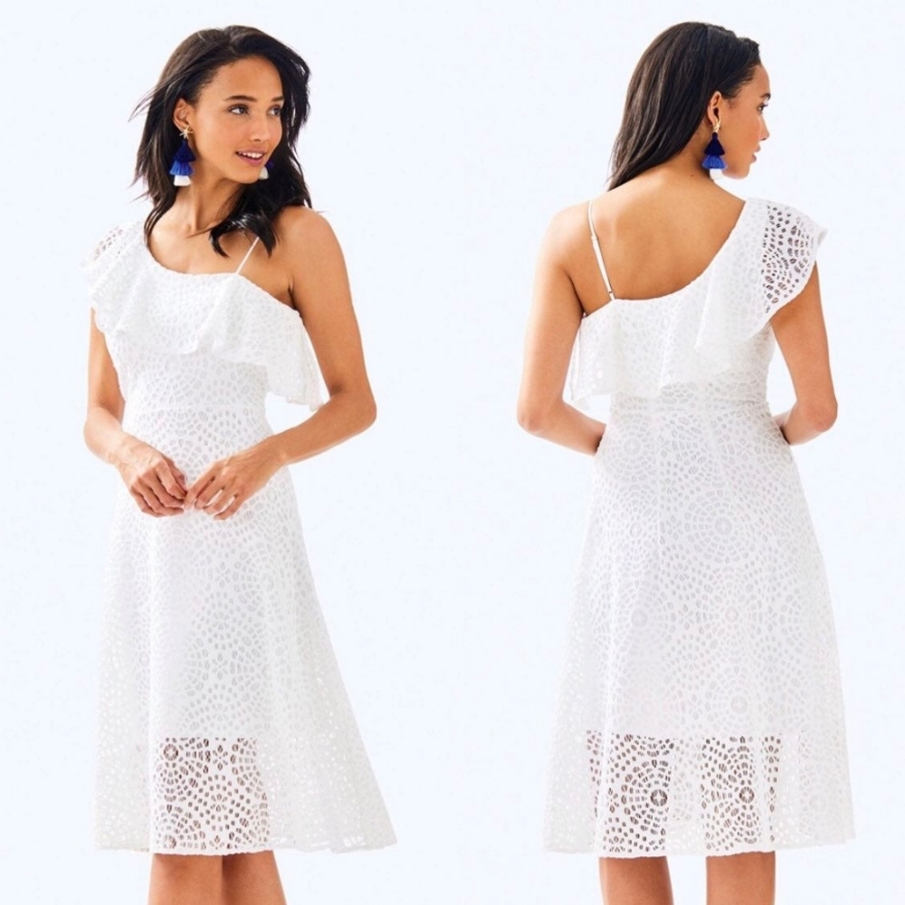 Lilly Pulitzer White Lacy Dress